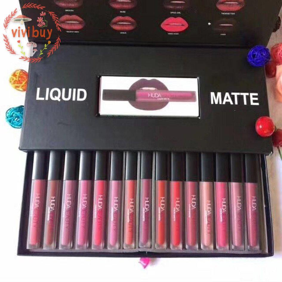 Cod Huda ลิปสติกลิปกลอสเพิ่มความชุ่มชื้นติดทนนาน 16 ชิ้น ชุด - vivibuy ...