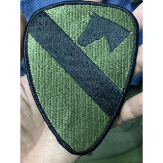 Patch อาร์ม ทหาร US Army หน่วยม้าที่ 1st Cavalry Div. ของแท้กองทัพ