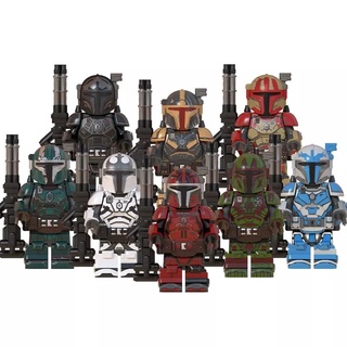 บล็อกตัวต่อToys The Heavy Infantry Mandalorian ขนาดเล็ก Wm6094