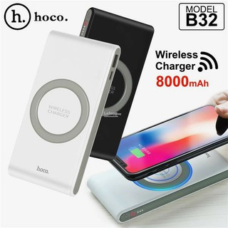 Hoco  B32 Power Bank Wireless Charger แบตสำรอง ของแท้100%(สินค้าพร้อมส่ง)