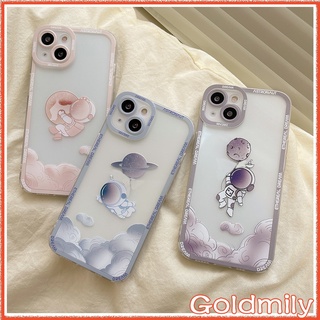 🔥 เคสไอโฟน14กบินอวกาศ เคส iPhone 11 เคสไอโฟนซิลิโคนกันกระแทกนุ่มถุงลมนิรภัยฝาครอบกล้องป้องกัน สำหรับ เคส Apple iPhone 13 Pro 14 11 เคสไอโฟน7พลัส 12 14 Pro Max xr iPhone 11 12 XS เคสไอโฟน11 เคสไอโฟนXR เคสi11 เคสไอโฟน14พลัส Astronaut Case