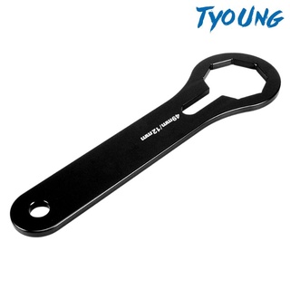 [tyoung] ประแจขันตะเกียบหน้ารถมอเตอร์ไซค์ แบบพกพา ทนทาน 49 มม. 12 มม. สําหรับ Suzuki Tool