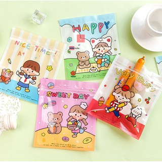 **พร้อมส่ง**ซองพลาสติก ซองพลาสติกใส่ของ ซองพลาสติกใส่ขนม ซองน่ารัก