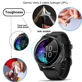 ฟิล์มไฮโดรเจล 2 ชิ้นสําหรับ Garmin Venu 2/2S Smartwatch ติดตั้งง่าย