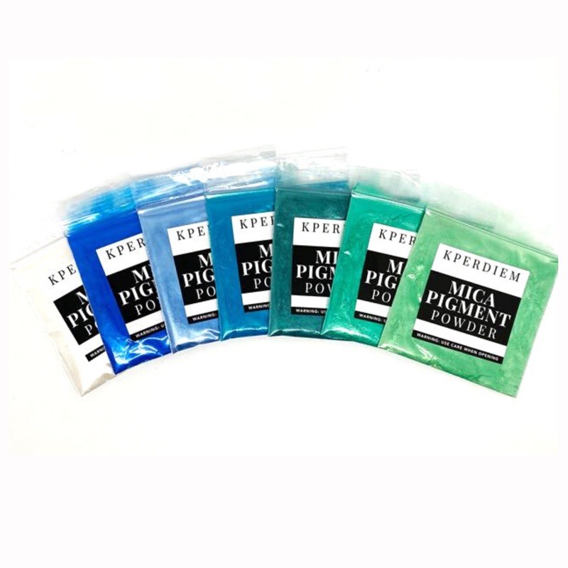 สีผสมเรซิ่น ผงสีมุก รวมสีขายดี (ขนาดทดลอง) #2 Pigment Colors | Perfect for Epoxy Resin, Paint, Nail Polish &amp; More!