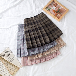 XS-3XL กระโปรงทรงเอ เอวสูง JK skirt