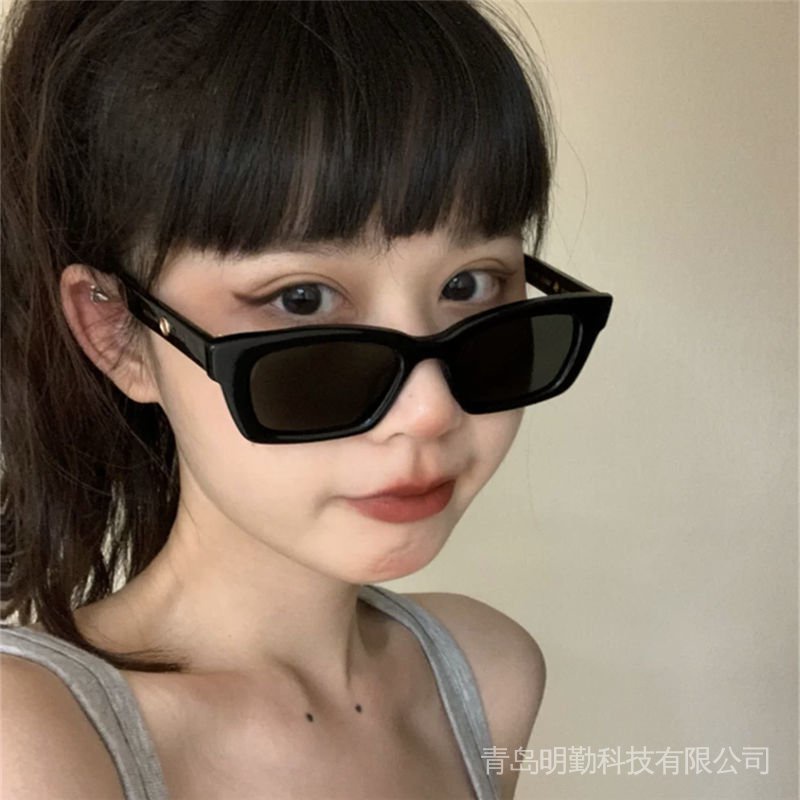 jennie Same Style GM Sunglasses Female ins Retro European American Korean Version Trendy Tik Tok