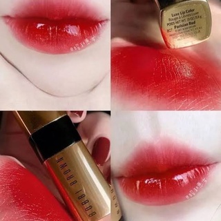 แท้ ฉลากไทย ขนาด2.5g BOBBI BROWN Mini Luxe Lip Color - Parisian Red 2.5g/.08oz ลิปสติก บ๊อบบี้ บราวน์