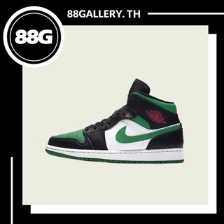 NIKE  Air Jordan 1 Mid Black Green Toe