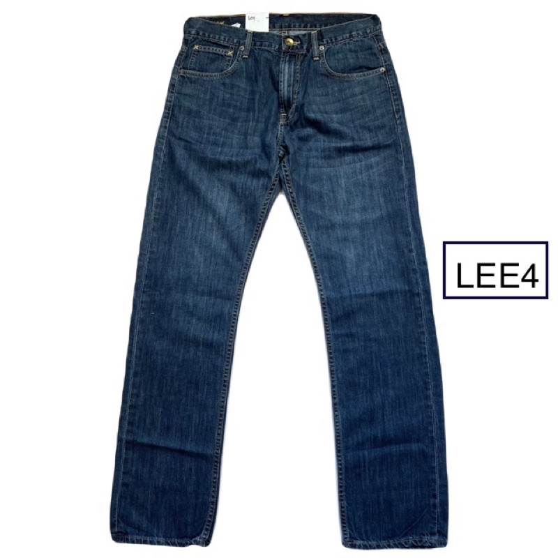 LEE กางเกงยีนส์ 737 Knox Low Rise Regular Straight ผู้ชาย 34x33 ของแท้100%