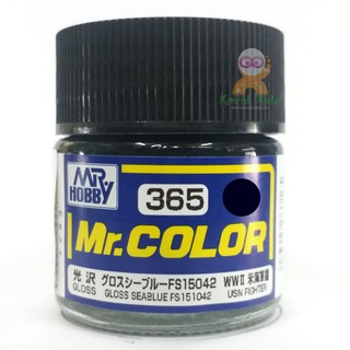 สีสูตรทินเนอร์ Mr.hobby Mr.color C365 SEABLUE FS151042 (GLOSS) 10ML