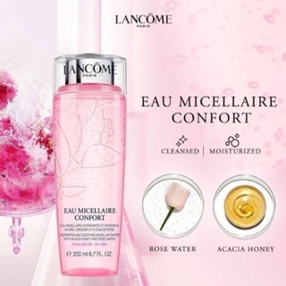 Lancome Eau Micellaire Confort Hydrating And Soothing Micellar Water With Acacia Honey And Rose Water 200ml