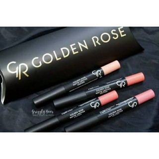 GOLDEN ROSE MATTE LIPSTICK CRAYON โกลเด้นโรส ลิปแมท