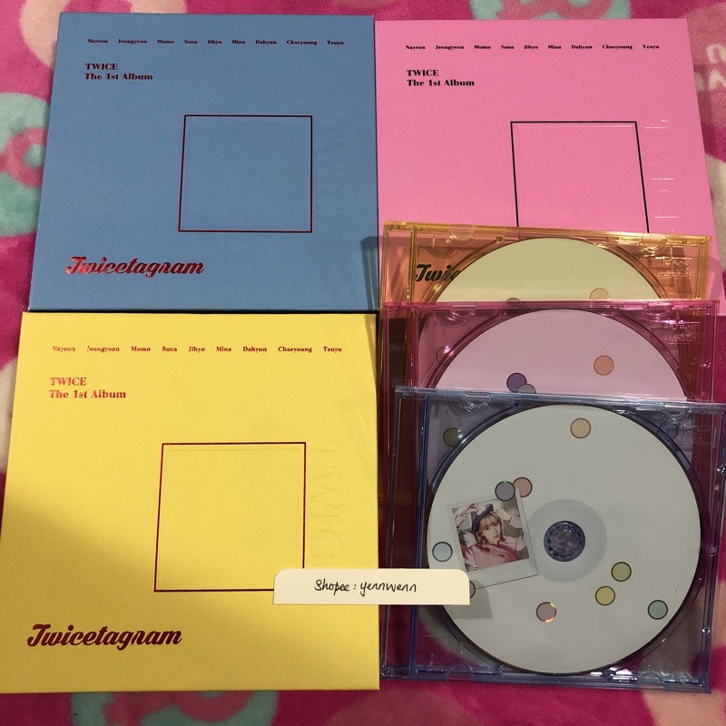 TWICE อัลบั้มที่ 1 Twicetagram Likey อัลบั้มอย่างเป็นทางการที่ไม่มีการปิดผนึก Sana Momo Mina Chaeyou