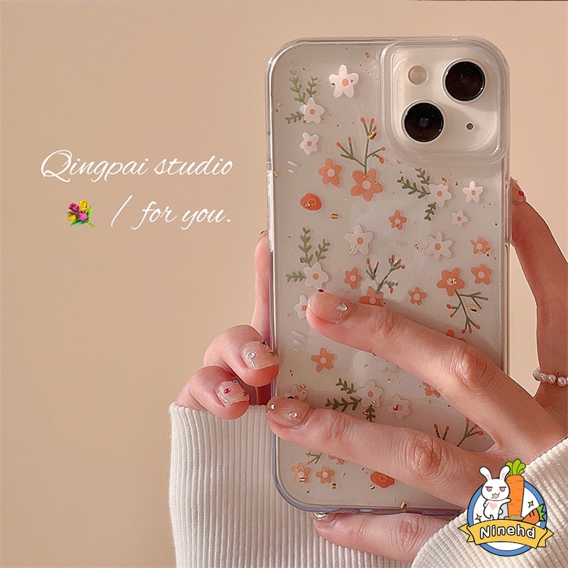 เคสโทรศัพท์มือถือ ซิลิโคนนิ่ม ใส กันกระแทก ลายดอกไม้ ขนาดเล็ก สําหรับ Samsung A14 A04s A04e A04 A03s A03 A13 A12 A22 A32 A33 A53 A73 A23 M23 A52s A52 A72 A71 A51 A31 A02s A21s A54 A34 A50 A50s A30s A30 A20 A11 A10 S20 S21 FE S22 Ultra Plus