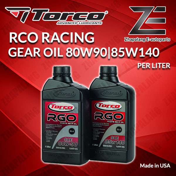 TORCO RGO RACING GEAR OIL 1L 80W90 85W140 GL6 (เกียร์ธรรมดาและเพลา)
