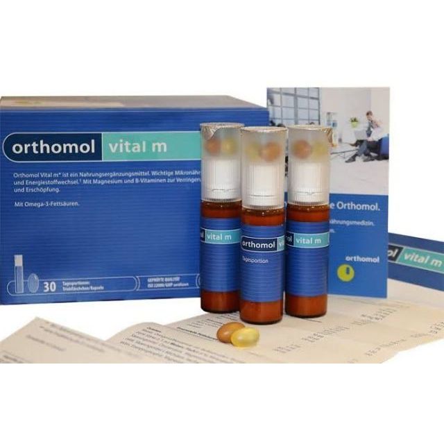 Orthomol Vital m อาหาร​เสริม​บำรุง​ประสาท​ สำหรับผู้ชาย