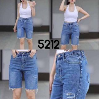 👖กางเกงยีนส์ขา 3 ส่วน เอวสูง👖