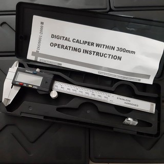 DIGITAL CALIPER เวอร์เนียดิจิตอล 6 นิ้ว นิ้วสแตนเลส CALIPER VERNIER GAUGE