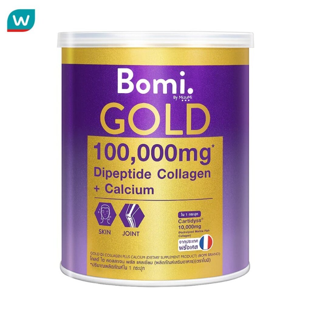Bomi โบมิ โกลด์ ได คอลลาเจน พลัส แคลเซียม 100 กรัม