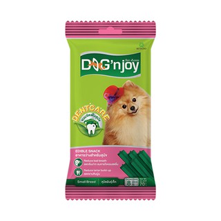 ถูกที่สุด✅  ด็อกเอ็นจอย เดนท์แคร์เล็ก 70 กรัม DOGnjoy Dog Food Dentcare S 70 g