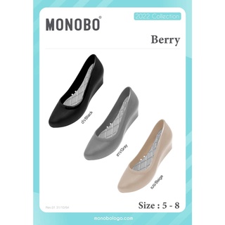 รองเท้าคัชชูยาง ผู้หญิง MONOBO รุ่น BERRY ต้นเตารีด ใส่สบาย ของแท้ ราคาถูก