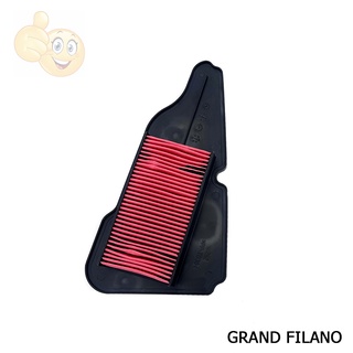 ไส้กรองอากาศ Yamaha รุ่น GRAND FILANO  อย่างดี ตะแกรงเหล็ก มอเตอร์ไซค์