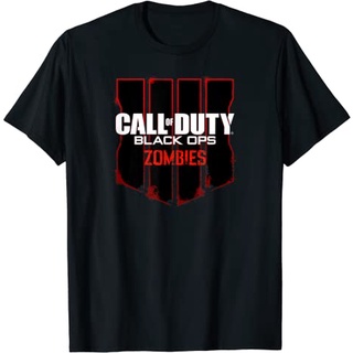 เสื้อยืดผ้าฝ้ายพรีเมี่ยม เสื้อยืด ลาย Call of Duty Black Ops 4 Zombies สําหรับผู้ใหญ่