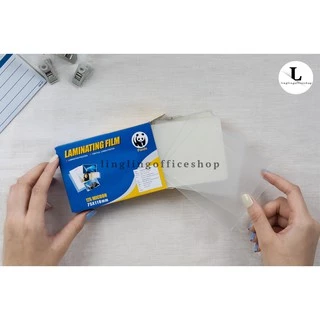 PANDA แผ่นเคลือบ แบบร้อน ขนาดสำหรับเคลือบบัตร | Laminating Film ID-Card Size