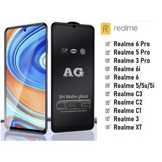 ฟิล์มกระจกด้านกาวเต็มจอสำหรับเล่นเเกมส์Realme 6pro/Realme 5pro/Realme 3pro/Realme 6/Realme6i/Realme 5/5i/5S/RealmeC1