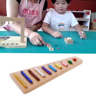 ลูกปััดของเล่น Montessori ของเล่นเสริมการเรียนรู้ สำหรับเด็ก