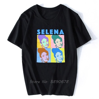 [COD]เสื้อยืดผ้าฝ้าย ลาย Selena Quintanilla-Perez Athletic Fit สีดํา สําหรับผู้ชาย