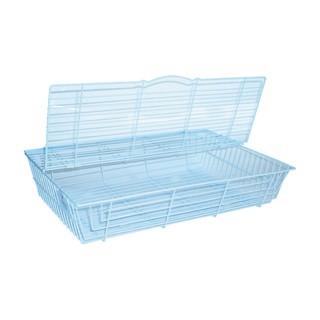 ตะกร้าเอกสารลวดชุบสี มีฝาปิด โรบิน 300/Color-plated wire document basket with lid Robin 300