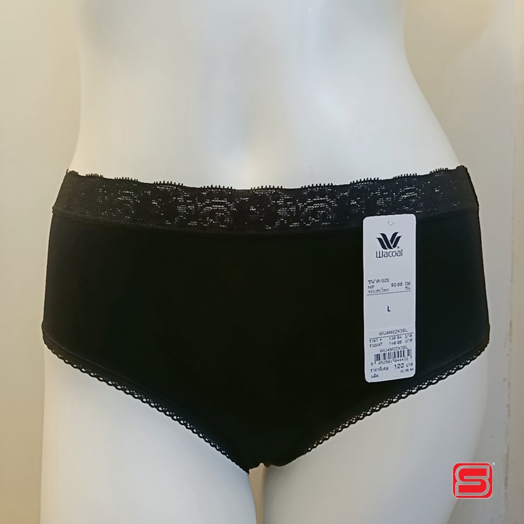 Wacoal Panty  รุ่น WU9M01 (รหัสเก่าWU4M02) กางเกงในขอบลูกไม้ มี 5 สี 2 ไซส์