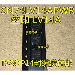 ขายดี แผ่นแปะเท้า แบบบางพิเศษ SN74LV14 SN74LV14APWR TSSOP-14 Patch LV14A 5 ชิ้น