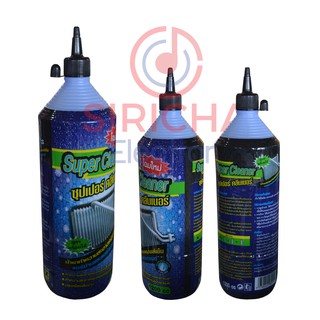 น้ำยาล้างแอร์ ล้างคอยล์เย็น คอยล์ร้อนแอร์ SUPER CLEANER น้ำยาทำความสะอาดแอร์บ้านและแอร์รถยนต์