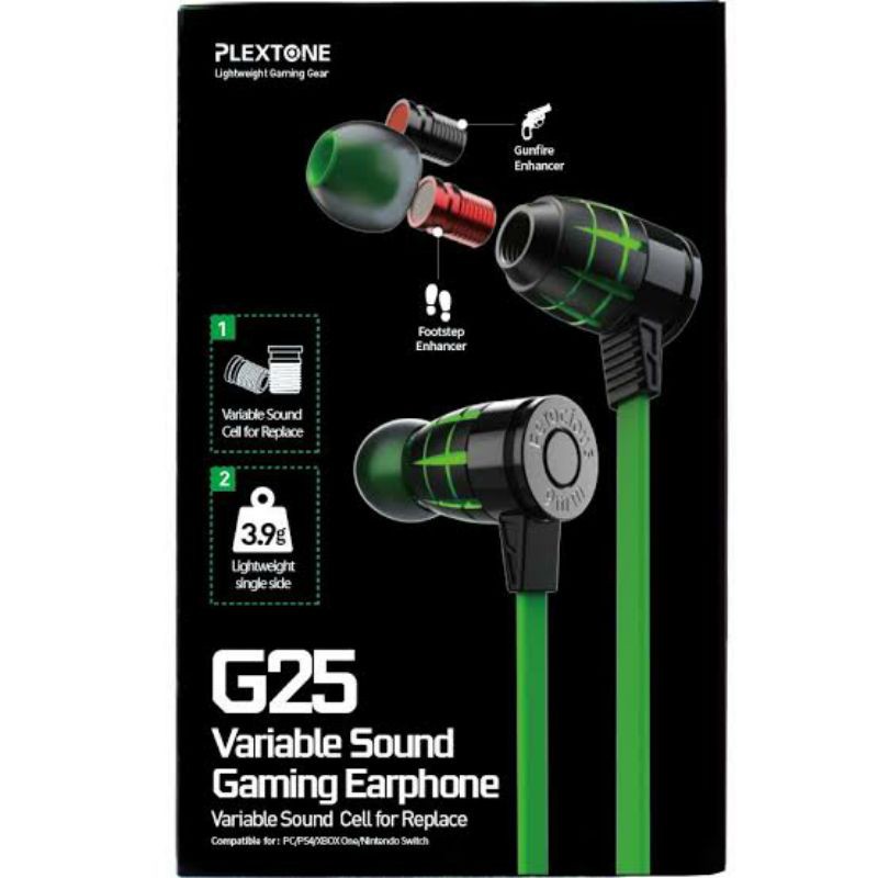 ชุดหูฟังเกมเมอร์ Plextone G25