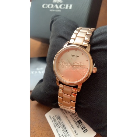 นาฬิกาcoachแท้พร้อมกล่องแบรนด์