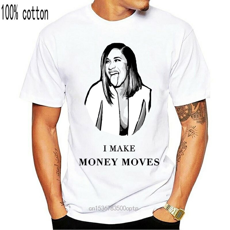 เสื้อยืดพิมพ์ลาย.Cardi B. แบบ_unisex_สำหรับทุกวัน