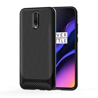 เคสโทรศัพท์ซิลิโคนคาร์บอนไฟเบอร์สําหรับ case Oneplus 7 7T 8 Pro 6T 5G Soft Carbon Fiber Silicone Phone Case