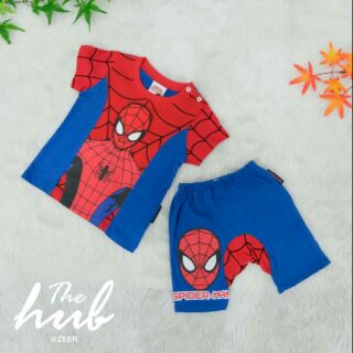 💥ส่งฟรี💥 ชุดเด็ก Set เสื้อ+กางเกง Spiderman🕷🕸