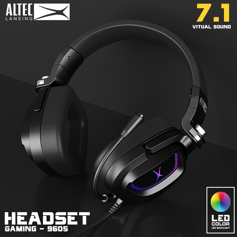 (ALGH9605 7.1)Altec lansing Headset ALGH9605 7.1Speaker Microphone: 100-10000Hz ประกัน 1ปี