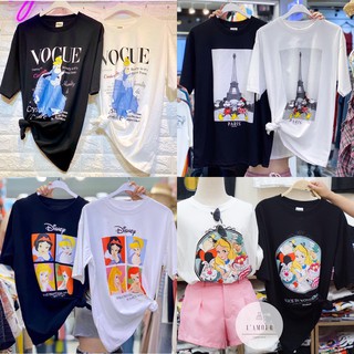 💢(แจกโค๊ดลด 20บ.)💢 🔥เสื้อยืดลายการ์ตูน Disney🦄เนื้อผ้าดีมากกcotton 100%ใส่บายเหมาะกับทุกเพศทุกวัย❣