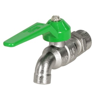 Water faucet BALL TAP FLUSSO GREEN 1/2" Water valve Water supply system ก๊อกน้ำสนาม ก๊อกบอล FLUSSO สีเขียว 1/2 นิ้ว วาล์