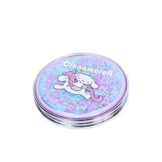 SANRIO กระจก Cinnamoroll สีม่วงอ่อน อุปกรณ์อื่นๆ แปรง อุปกรณ์แต่งหน้า เครื่องสำอาง ความงาม