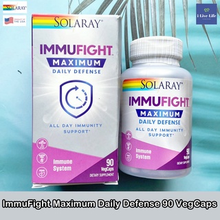 วิตามินรวม ImmuFight Maximum Daily Defense 90 VegCaps - Solaray