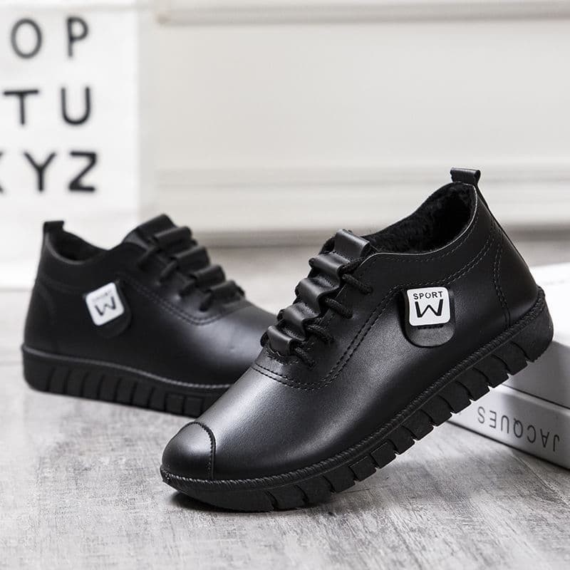 HP027 พร้อมส่ง รองเท้าหนังผู้หญิง หนังนิ่ม สวมสบาย แนะนำเพิ่ม1ไซส์