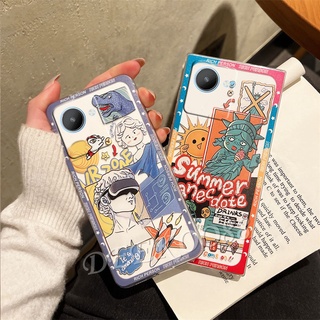 เคสป้องกันโทรศัพท์มือถือ Realme C30 C31 C35 GT NEO 3 3T 2 9 Pro+ Plus Free Fire Limited Edition 9i Narzo 50 Pro 50A Prime 4G 5G Casing TPU Graffiti Softcase Cartoon Goddess Phone Case Protection Back Cover