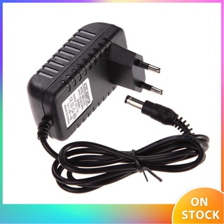 AC 100-240V อะแดปเตอร์ที่ชาร์จ DC 5.5 x 2.5MM 12V 1A 1000mA EU