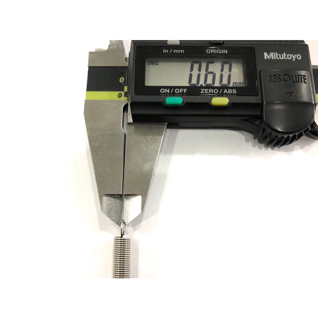 #7 สปริงดึง ลวดสแตนเลส 0.6มิล นอก 5.3มิล ยาวเนื้อ 30มิล ยาวรวมตะขอวัดนอก 39.6มิล ราคาต่อ 1ตัว - รูปที่ 5